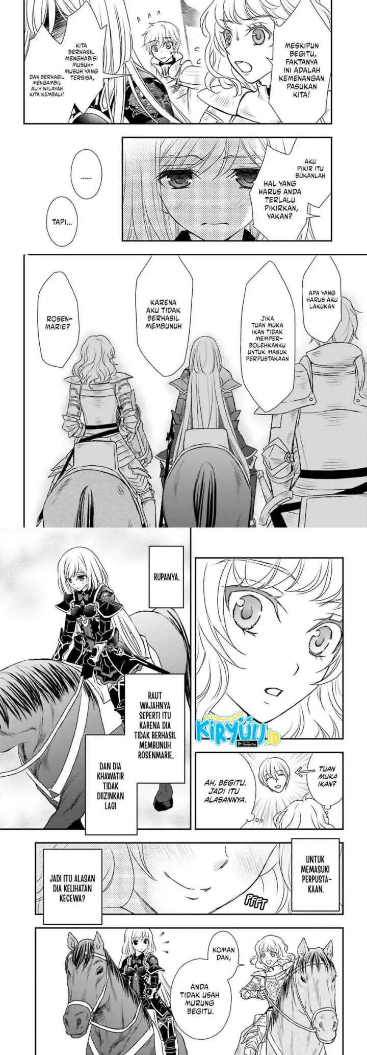 Shinigami ni Sodaterareta Shoujo wa Shikkoku no Tsurugi wo Mune ni Idaku chapter 40 halaman 4