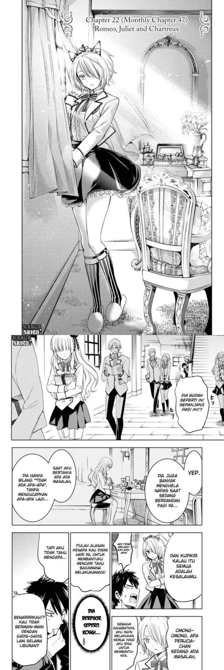 Kishuku Gakkou no Juliet chapter 47 halaman 4