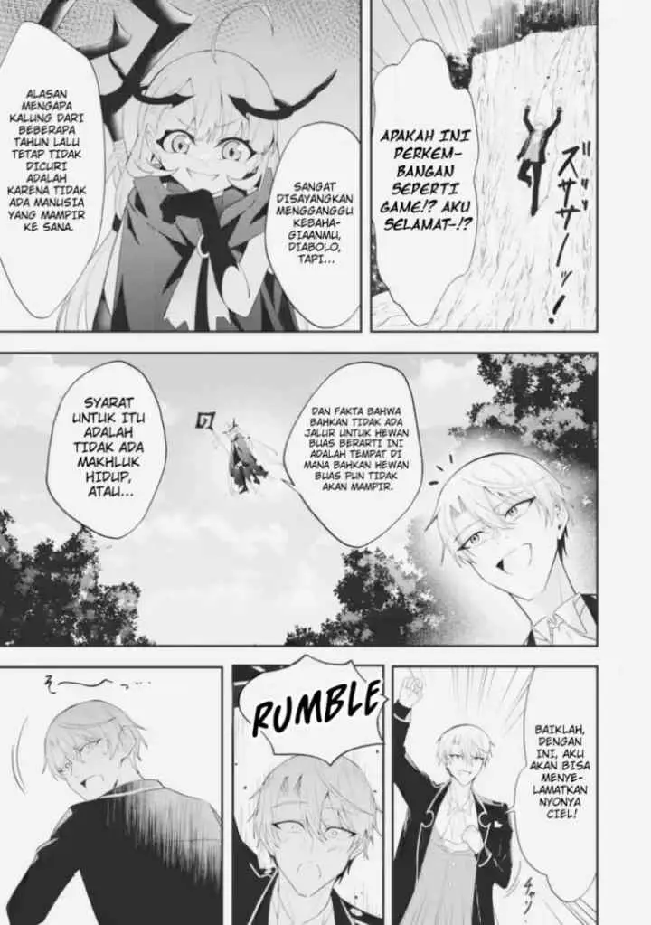 Saiyaku Kyuu Sukiru ~Boushoku Maou~ Mochi no Akuyaku Kizoku ni Tensei Shimashita ga, Shokei Sare chapter 2.3 halaman 10
