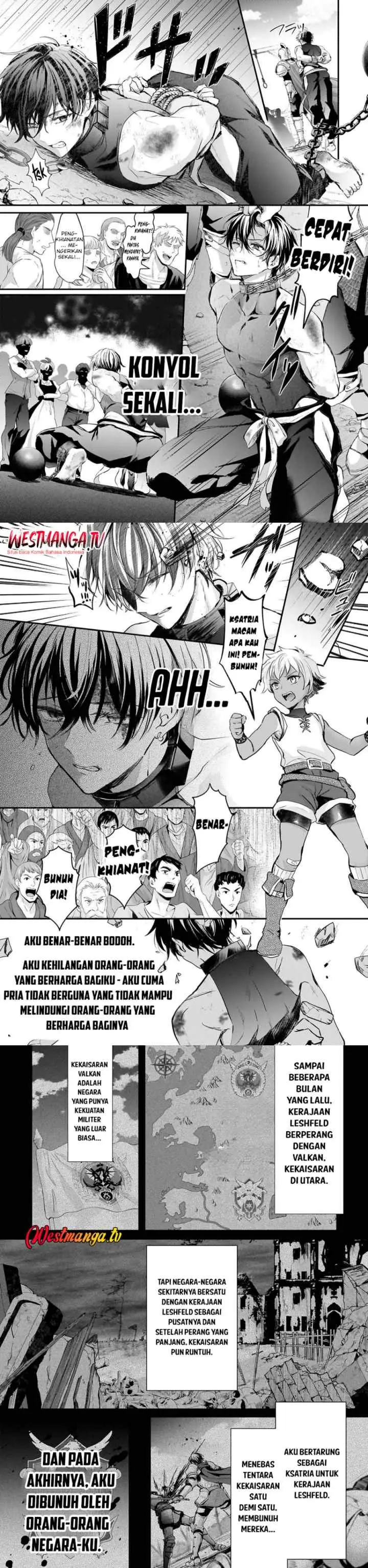 Hangyakusha to Shite Oukoku de Shokei Sareta Kakure Saikyou Kishi chapter 1 halaman 4