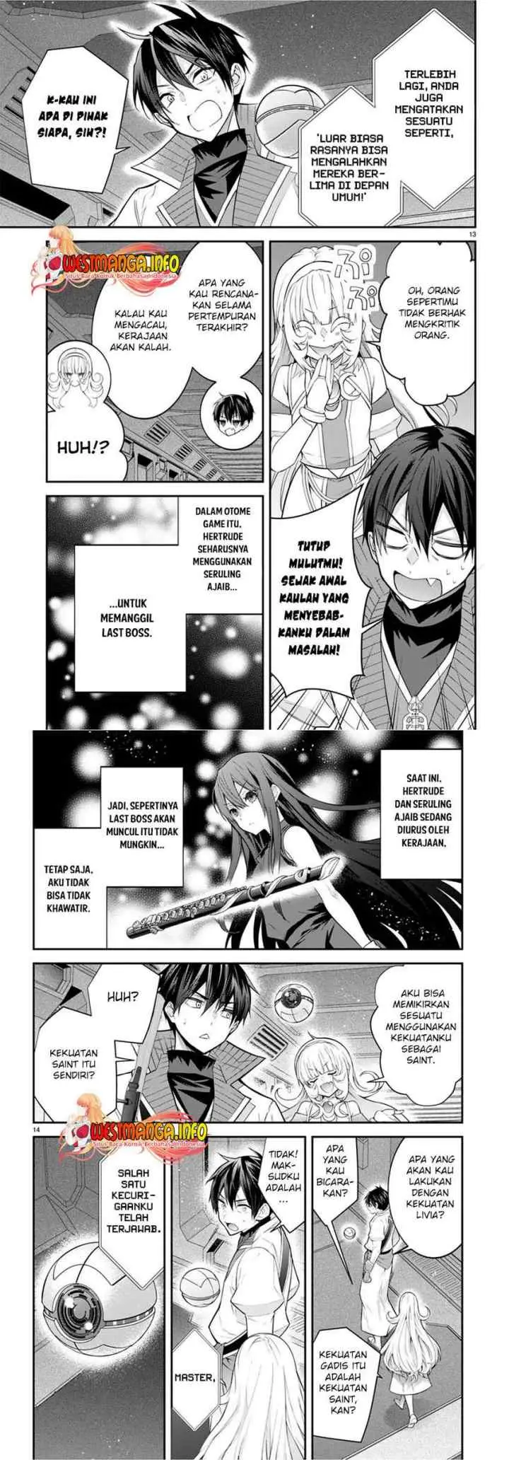 Otome Game Sekai wa Mob ni Kibishii Sekai Desu chapter 42 halaman 9
