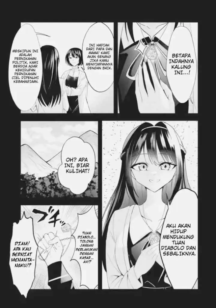Saiyaku Kyuu Sukiru ~Boushoku Maou~ Mochi no Akuyaku Kizoku ni Tensei Shimashita ga, Shokei Sare chapter 2.3 halaman 4
