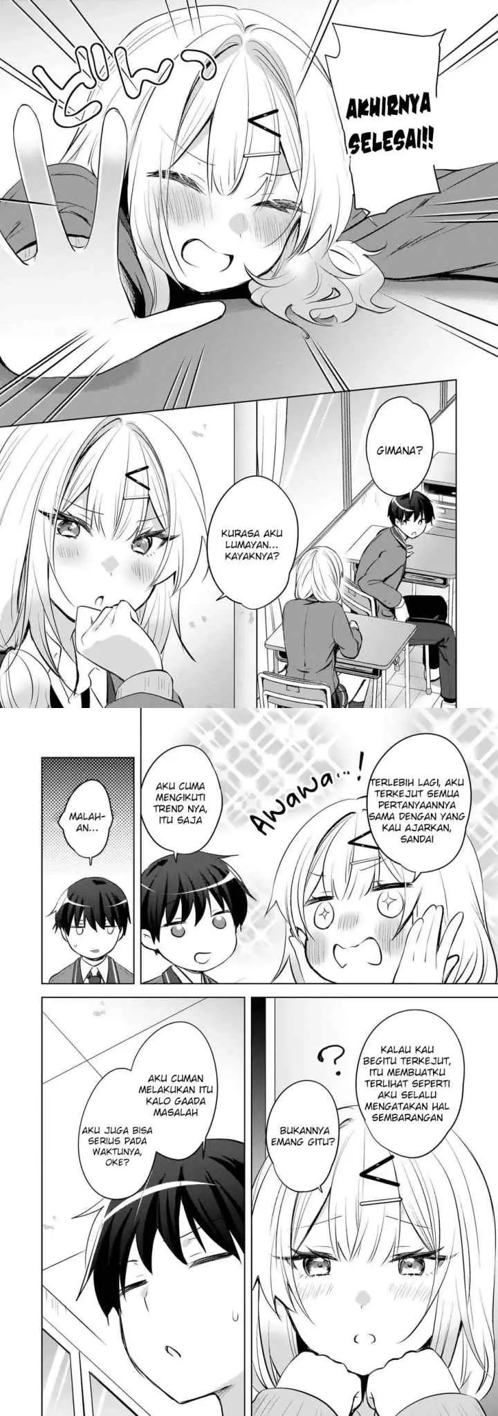 Ushiro no Seki no Gal ni Sukarete Shimatta chapter 22 halaman 4