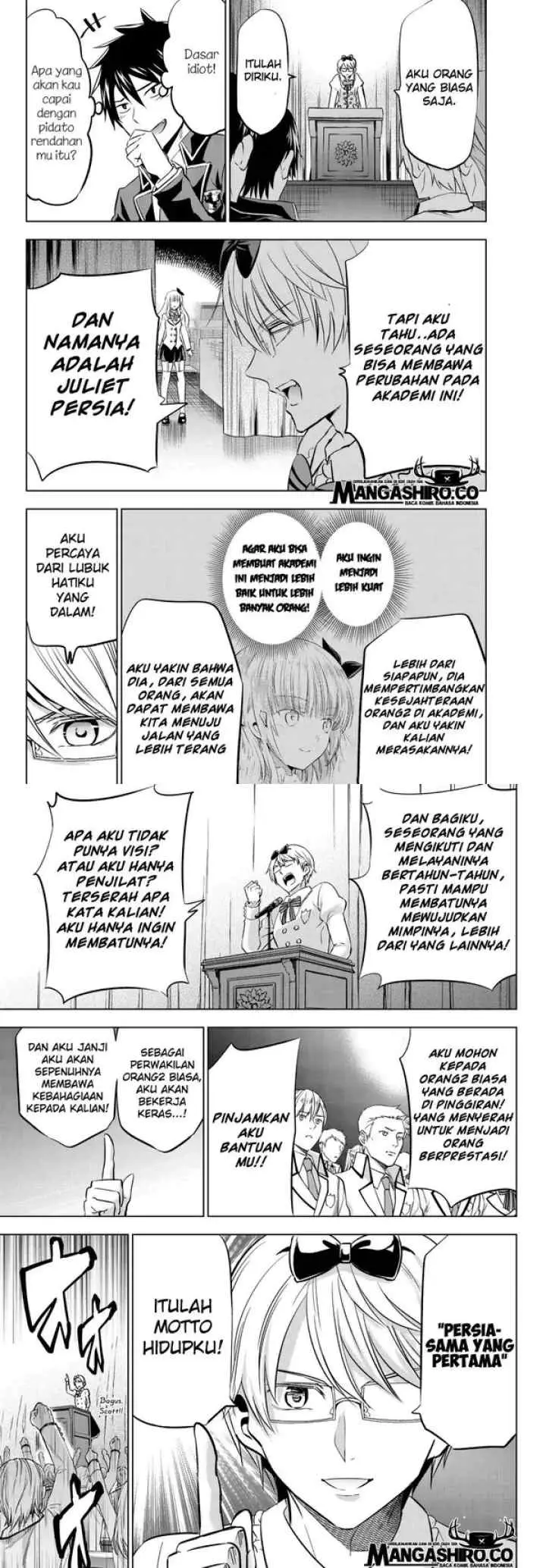 Kishuku Gakkou no Juliet chapter 80 halaman 8