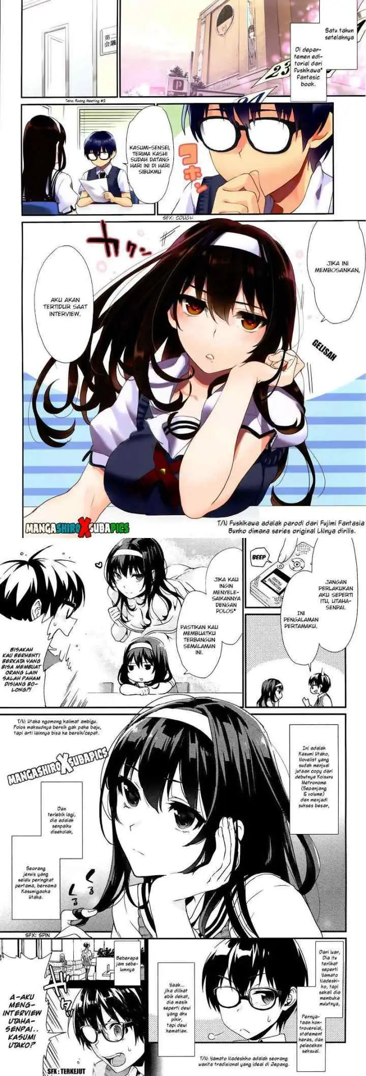 Saenai Heroine no Sodatekata: Koisuru Metronome chapter 1 halaman 5