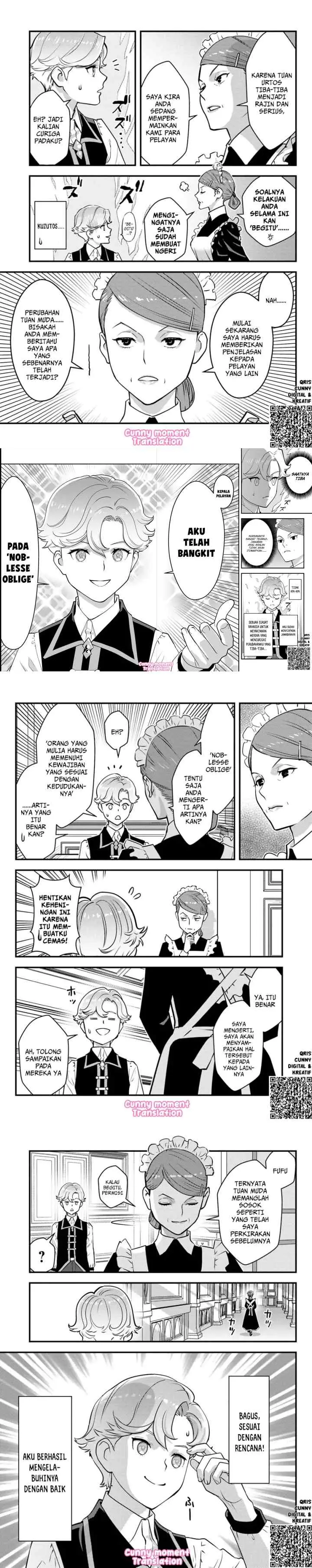 Kuzulesse Oblige - 18-kin Game Sekai no Kuzu Akuyaku ni Tensei Shiteshimatta Ore wa, Gensaku Chishiki no Chikara de Doushite mo Mob Jinsei wo Tsukami Toritai chapter 1 halaman 15