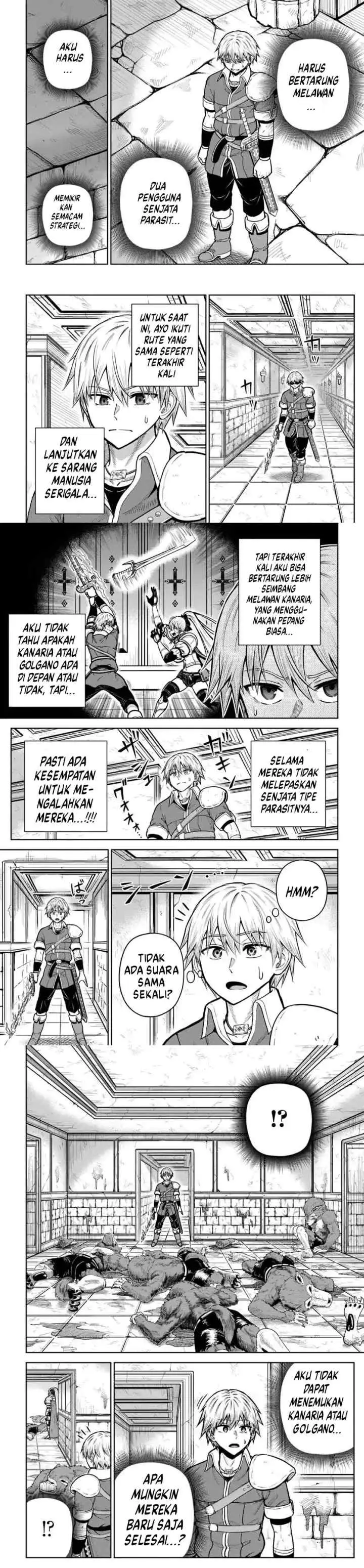 Dungeon ni Hisomu Yandere na Kanojo ni Ore wa Nando mo Korosareru chapter 34 halaman 4