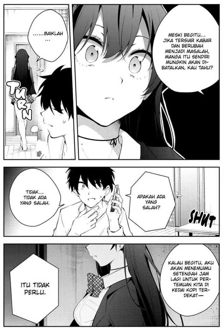 Mishiranu Joshikousei ni Kankensareta Mangaka no Hanashi chapter 40 halaman 7