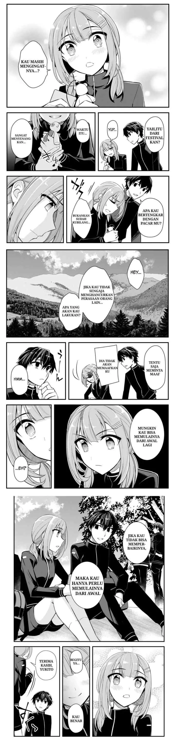 Ore ni Trauma wo Ataeta Joshi-tachi ga Chirachira Mitekuru kedo, Zannen desu ga Teokure desu chapter 3 halaman 9