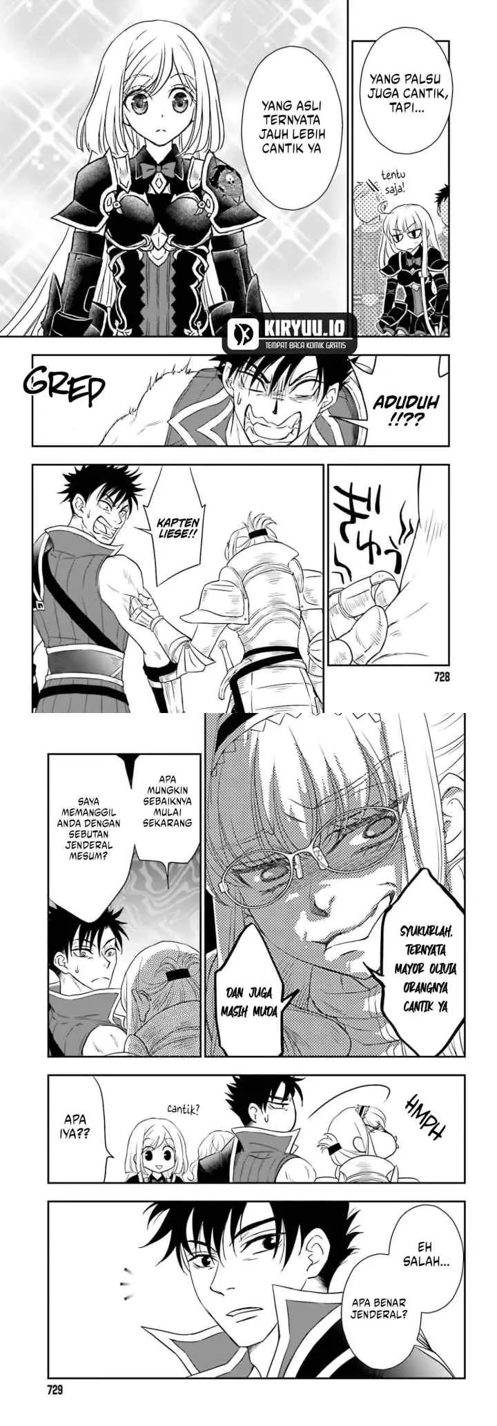 Shinigami ni Sodaterareta Shoujo wa Shikkoku no Tsurugi wo Mune ni Idaku chapter 55 halaman 6