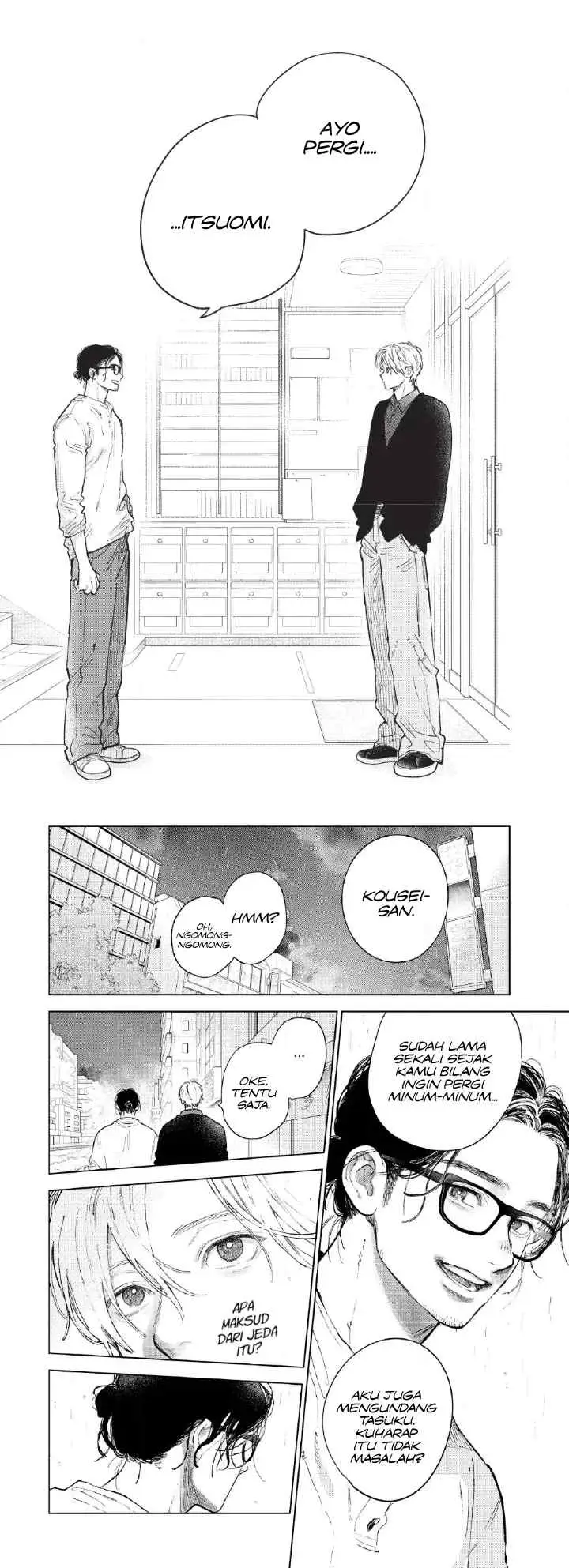 Yubisaki to Renren chapter 53 halaman 12