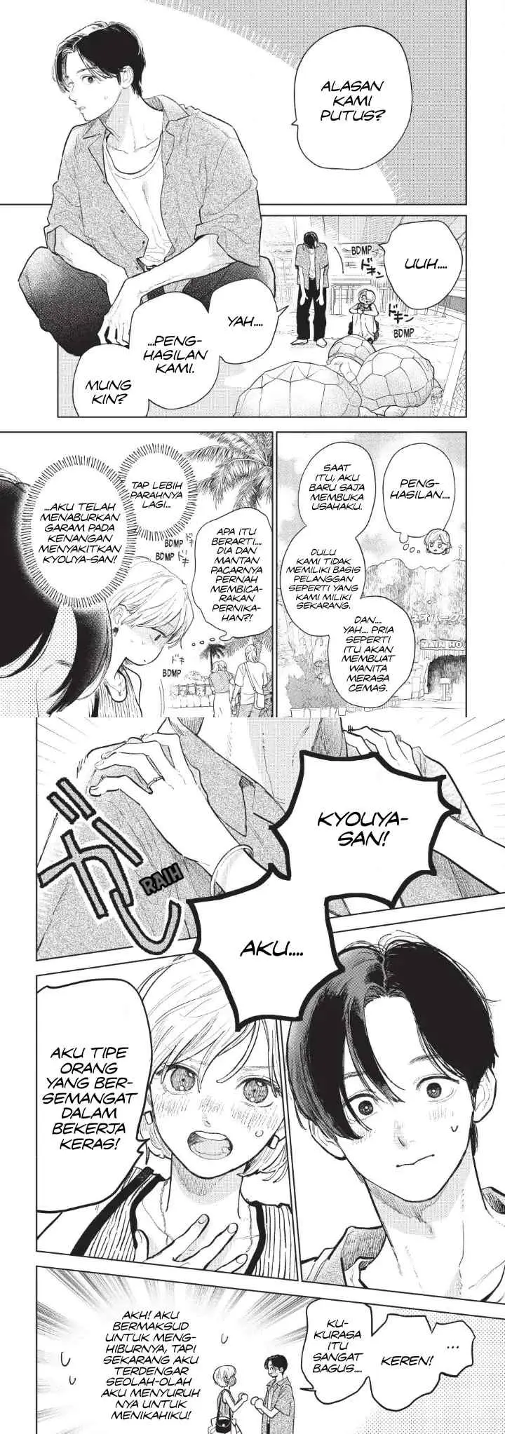 Yubisaki to Renren chapter 53 halaman 4