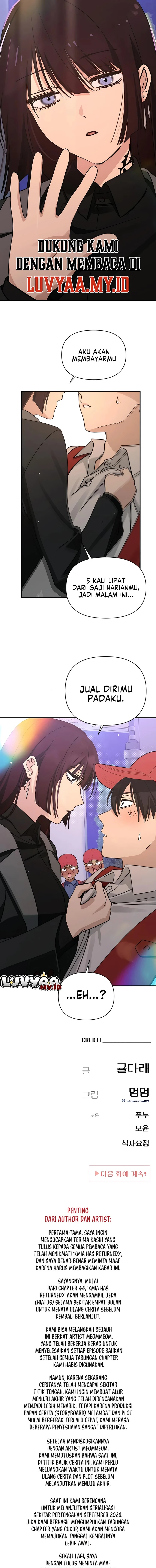 Mia Returns chapter 44 halaman 16