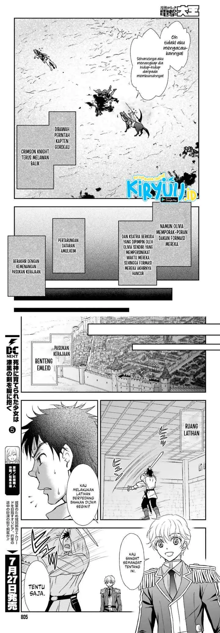 Shinigami ni Sodaterareta Shoujo wa Shikkoku no Tsurugi wo Mune ni Idaku chapter 30 halaman 4
