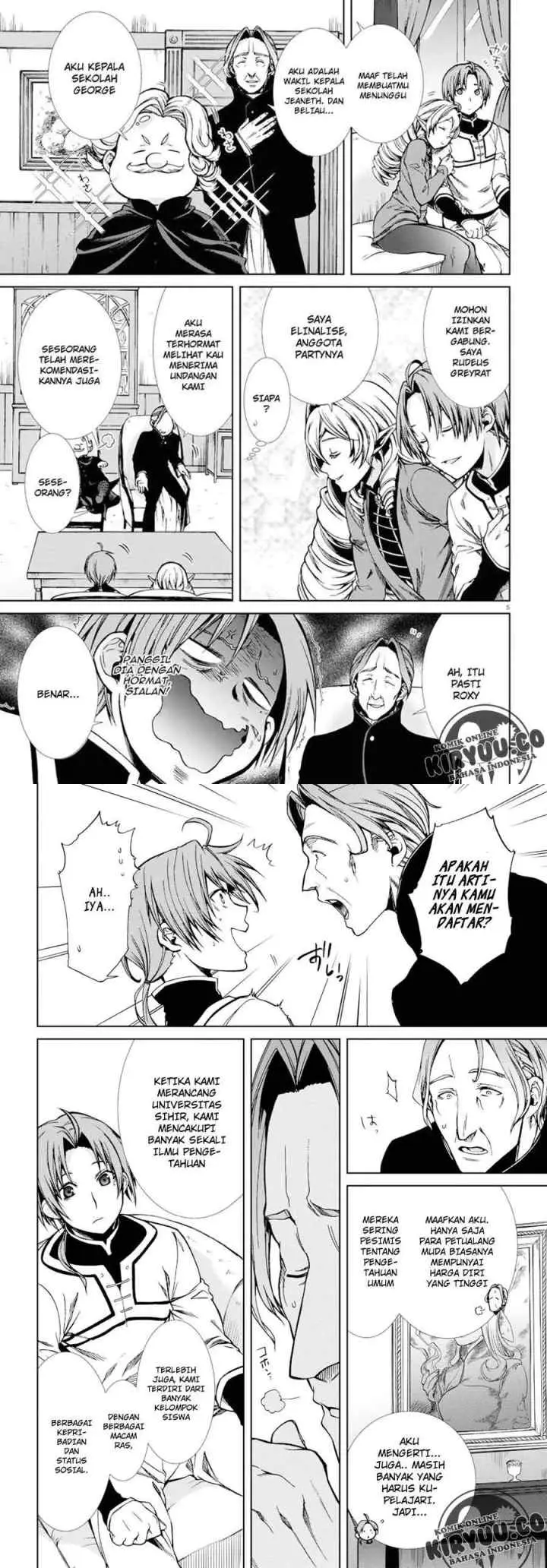 Mushoku Tensei: Isekai Ittara Honki Dasu chapter 54 halaman 4