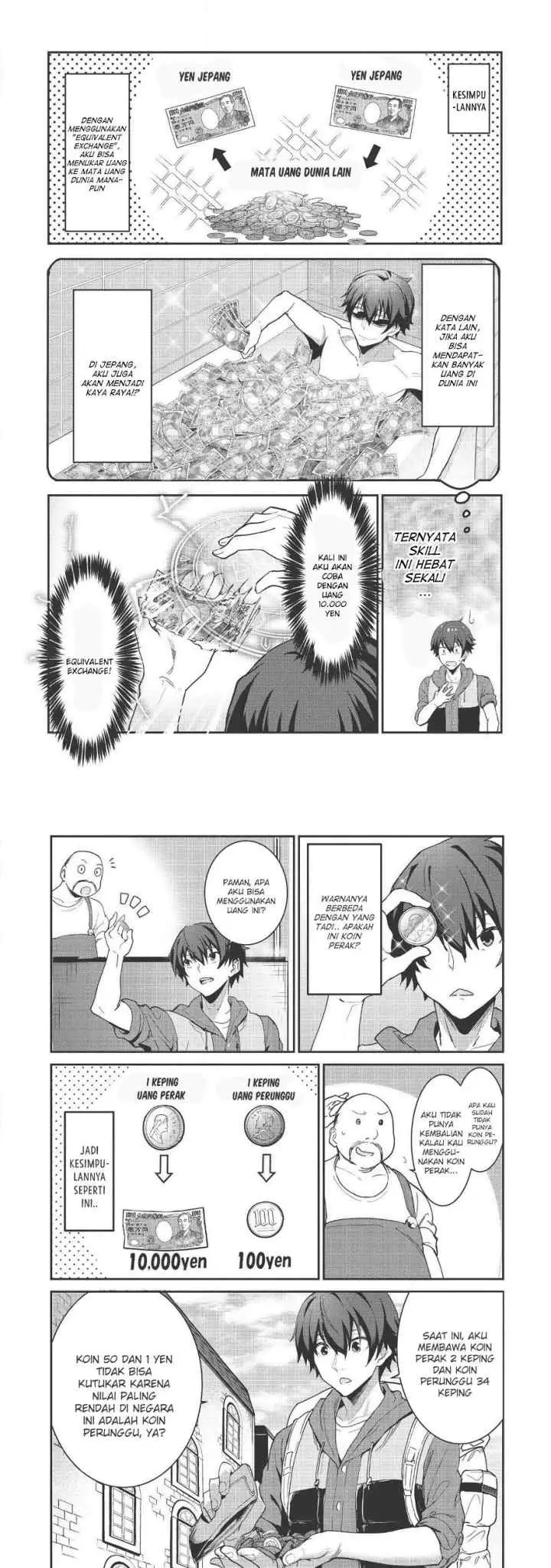 Itsudemo Jitaku ni Kaereru Ore wa, Isekai de Gyoushoujin o Hajimemashita chapter 1 halaman 12