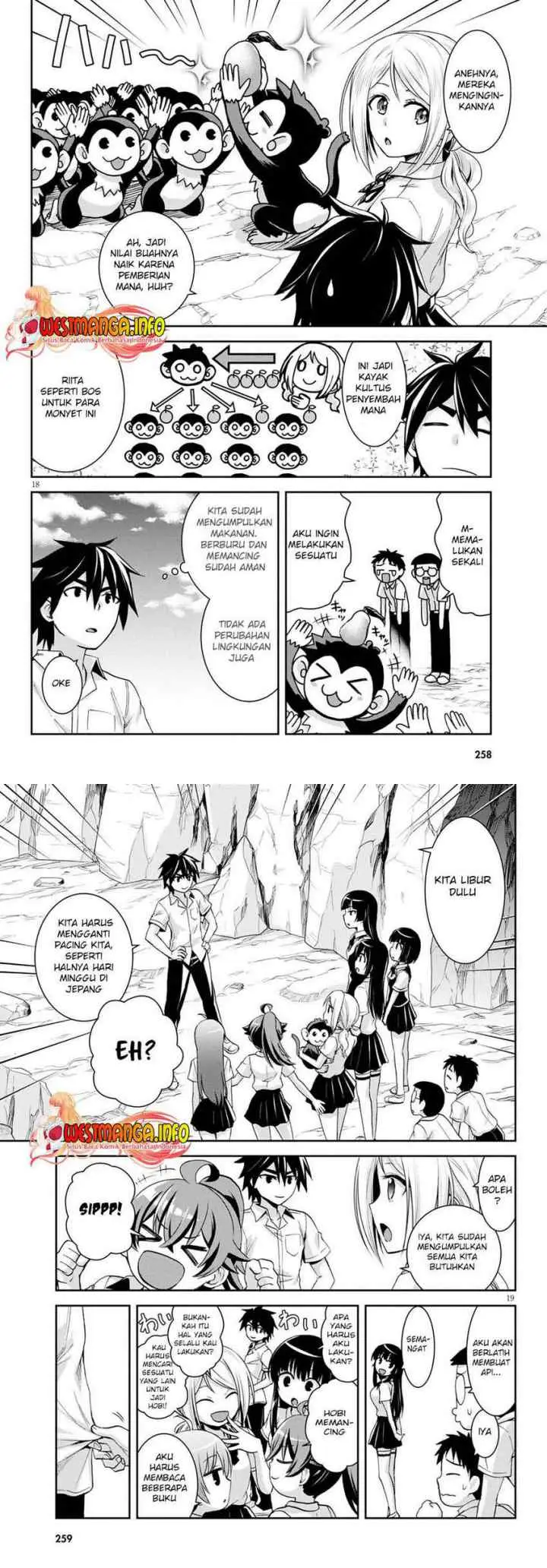 Isekai Yurutto Survival Seikatsu: Gakkou no Minna to Isekai no Mujintou ni Tenishitakedo Ore Dake Rakushou desu chapter 12 halaman 10