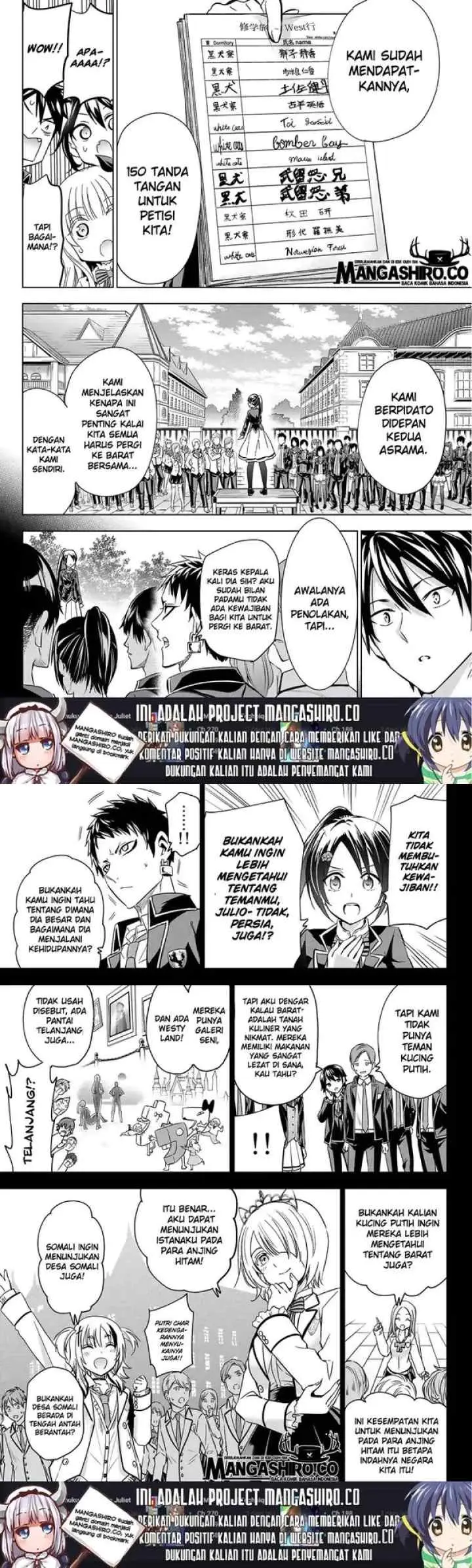 Kishuku Gakkou no Juliet chapter 100 halaman 10