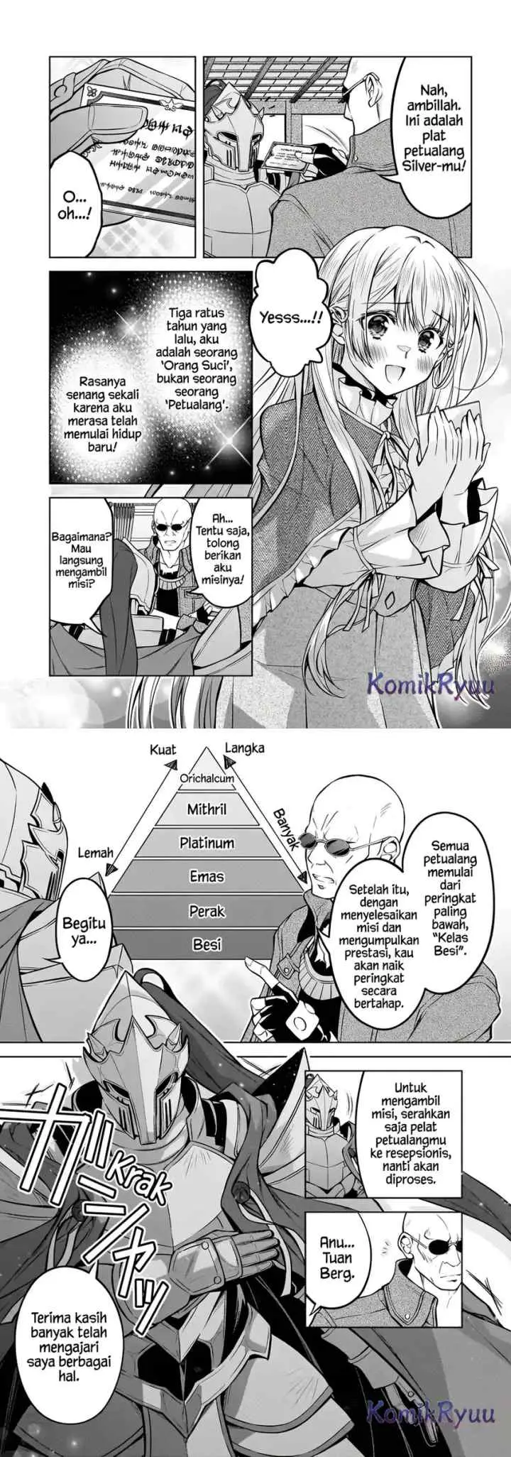 Danzai Sareta Tensei Seijo wa, Akuyaku Reijou no Michi wo Iku! chapter 3 halaman 8