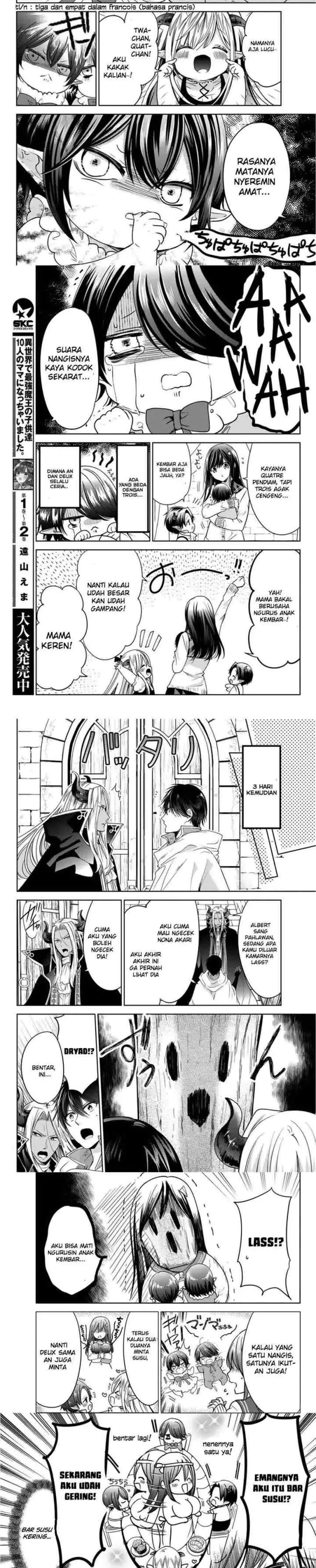 Isekai de Saikyo Mao no Kodomotachi no Mama ni Natchaimashita chapter 10 halaman 4