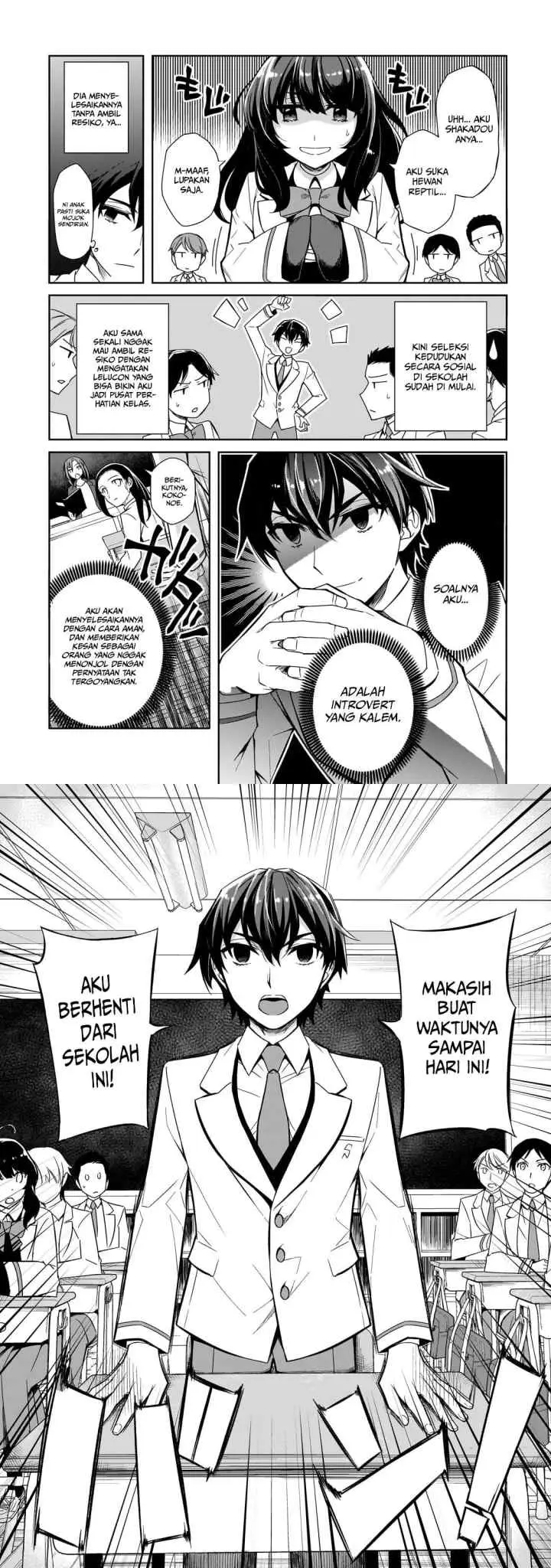Ore ni Trauma wo Ataeta Joshi-tachi ga Chirachira Mitekuru kedo, Zannen desu ga Teokure desu chapter 1 halaman 4