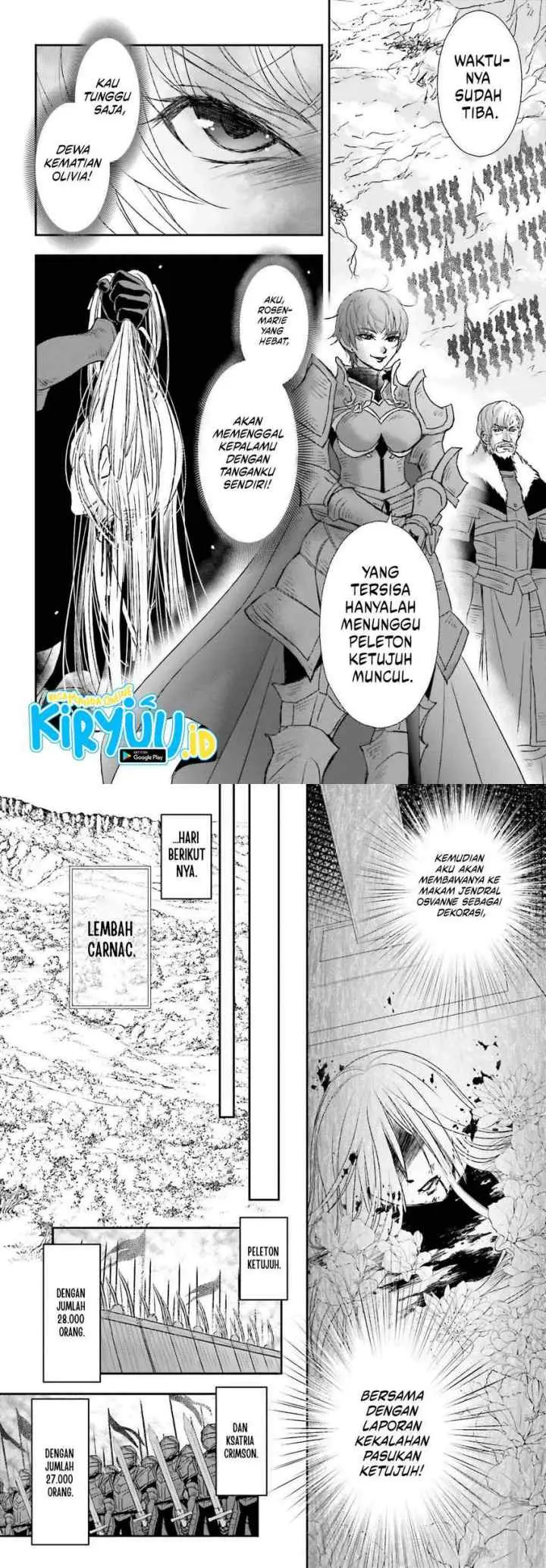 Shinigami ni Sodaterareta Shoujo wa Shikkoku no Tsurugi wo Mune ni Idaku chapter 34 halaman 13
