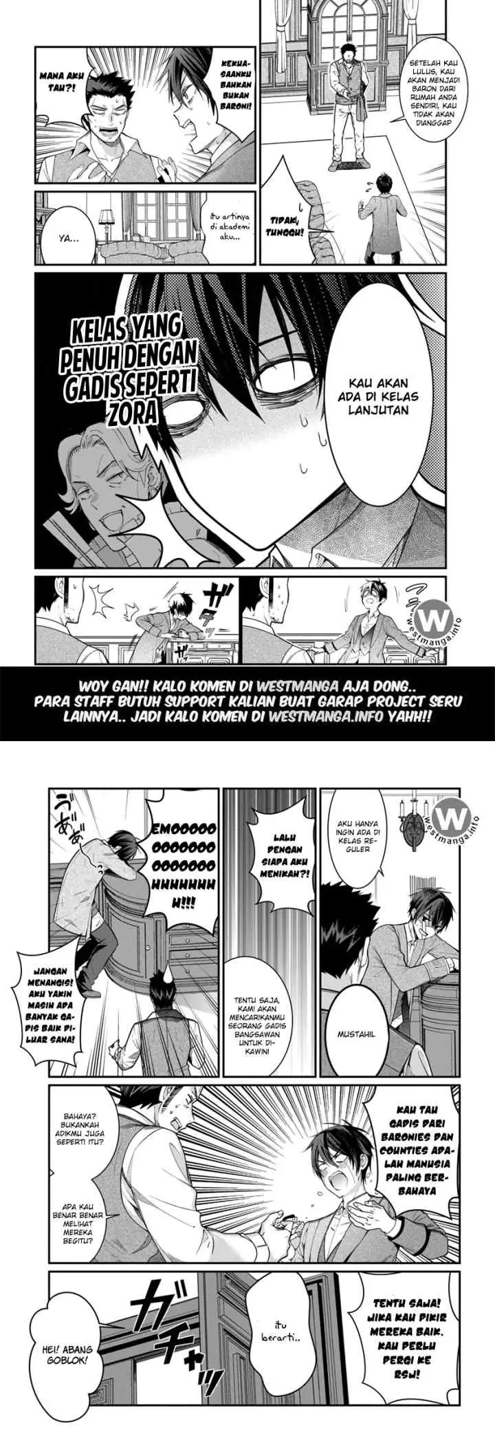 Otome Game Sekai wa Mob ni Kibishii Sekai Desu chapter 4 halaman 4