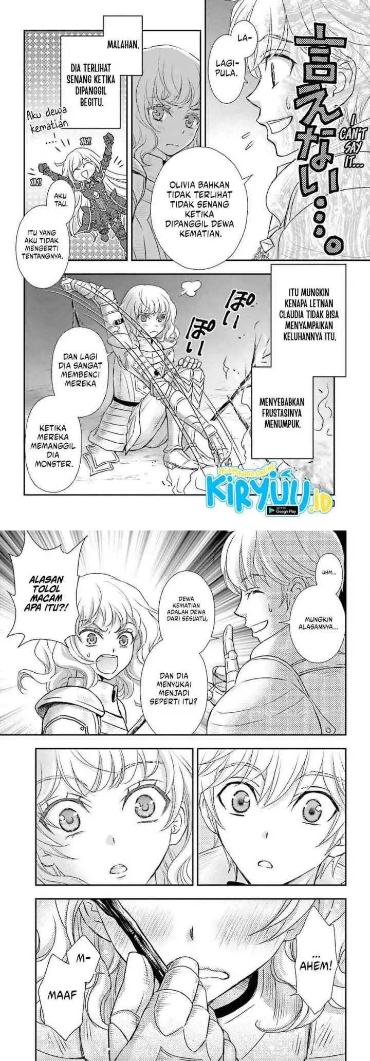 Shinigami ni Sodaterareta Shoujo wa Shikkoku no Tsurugi wo Mune ni Idaku chapter 34 halaman 8
