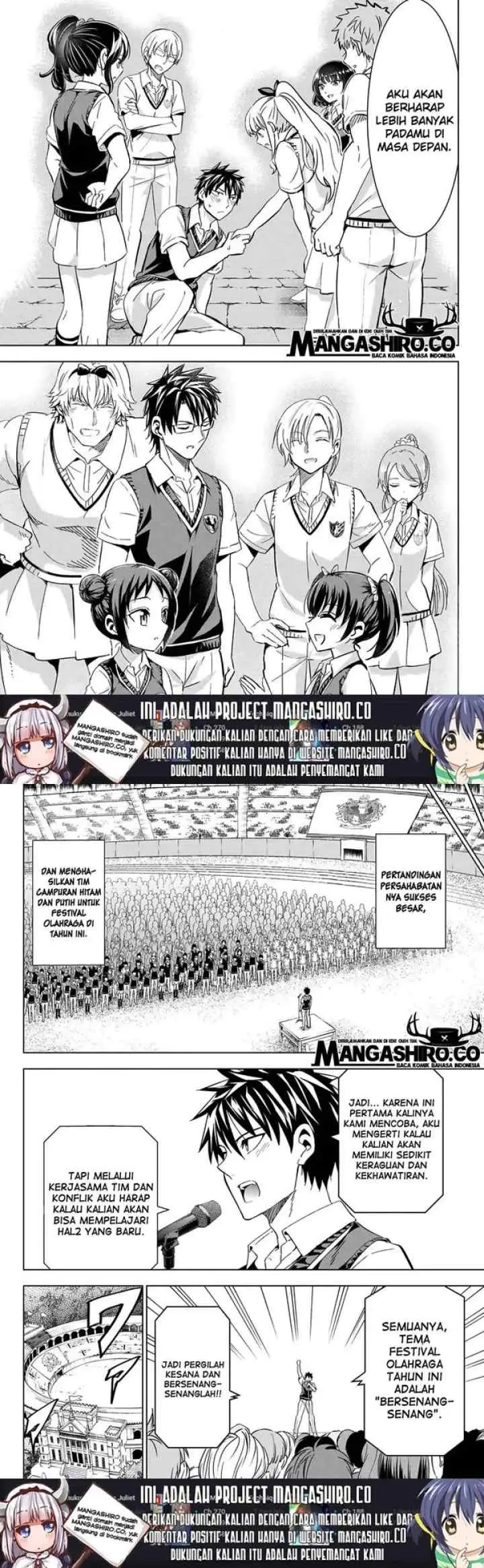 Kishuku Gakkou no Juliet chapter 96 halaman 10