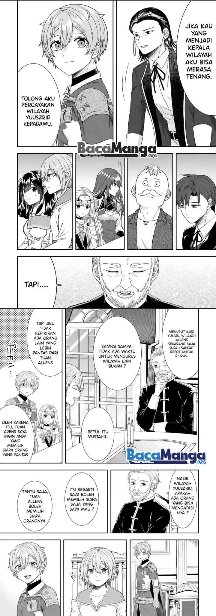 Tensei Ryoushu no Yuuryou Kaitaku: Zensei no Kioku o Ikashite White ni Tsutometara, Yuunou na Jinzai ga Atsumari Sugimashita chapter 18.1 halaman 9