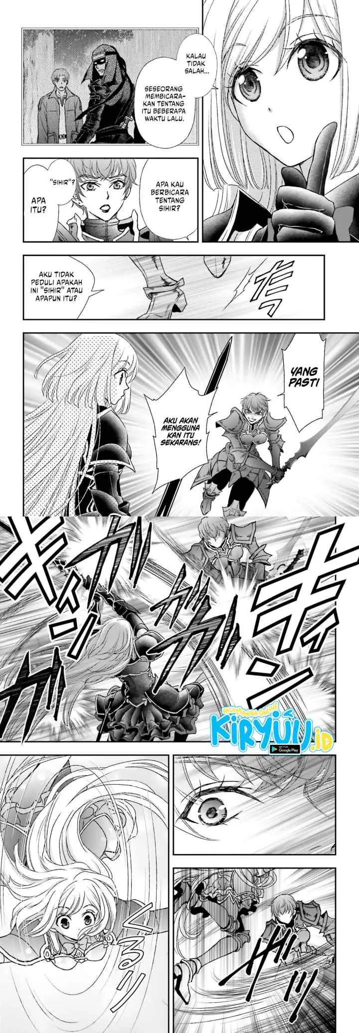 Shinigami ni Sodaterareta Shoujo wa Shikkoku no Tsurugi wo Mune ni Idaku chapter 38 halaman 6