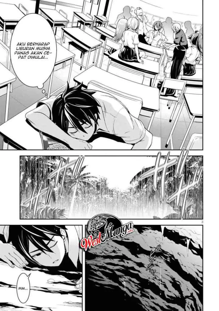 Isekai Yurutto Survival Seikatsu: Gakkou no Minna to Isekai no Mujintou ni Tenishitakedo Ore Dake Rakushou desu chapter 1.1 halaman 8
