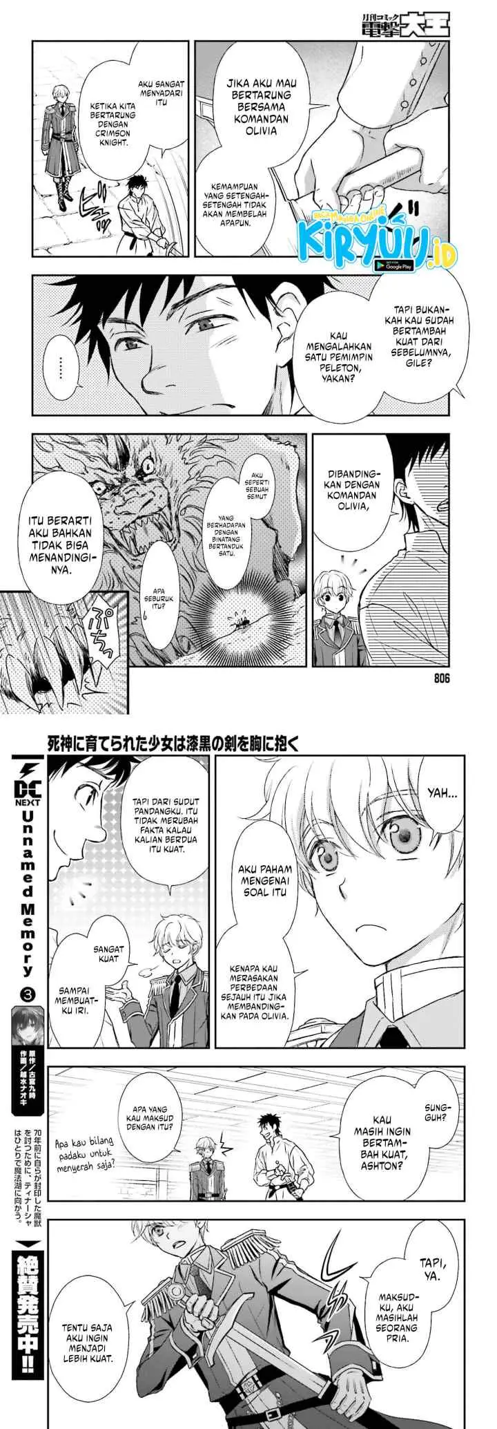 Shinigami ni Sodaterareta Shoujo wa Shikkoku no Tsurugi wo Mune ni Idaku chapter 30 halaman 5