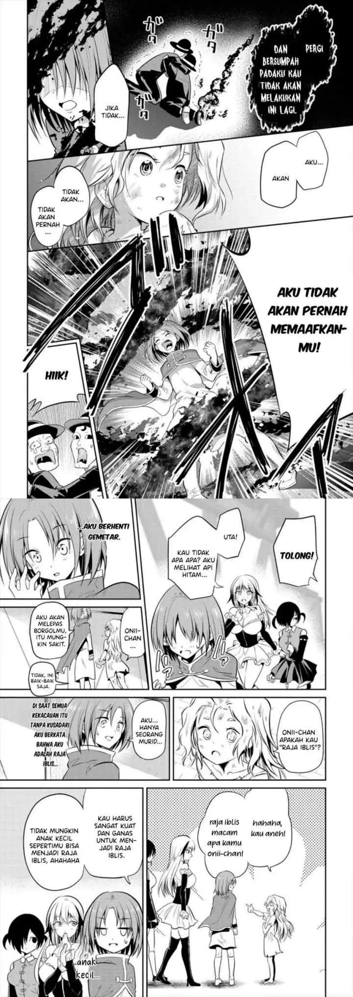 Maou no Musume-tachi yo Ma Guwa Eba Tsuyoku Narerutte Hontou Desu Ka? chapter 4 halaman 9
