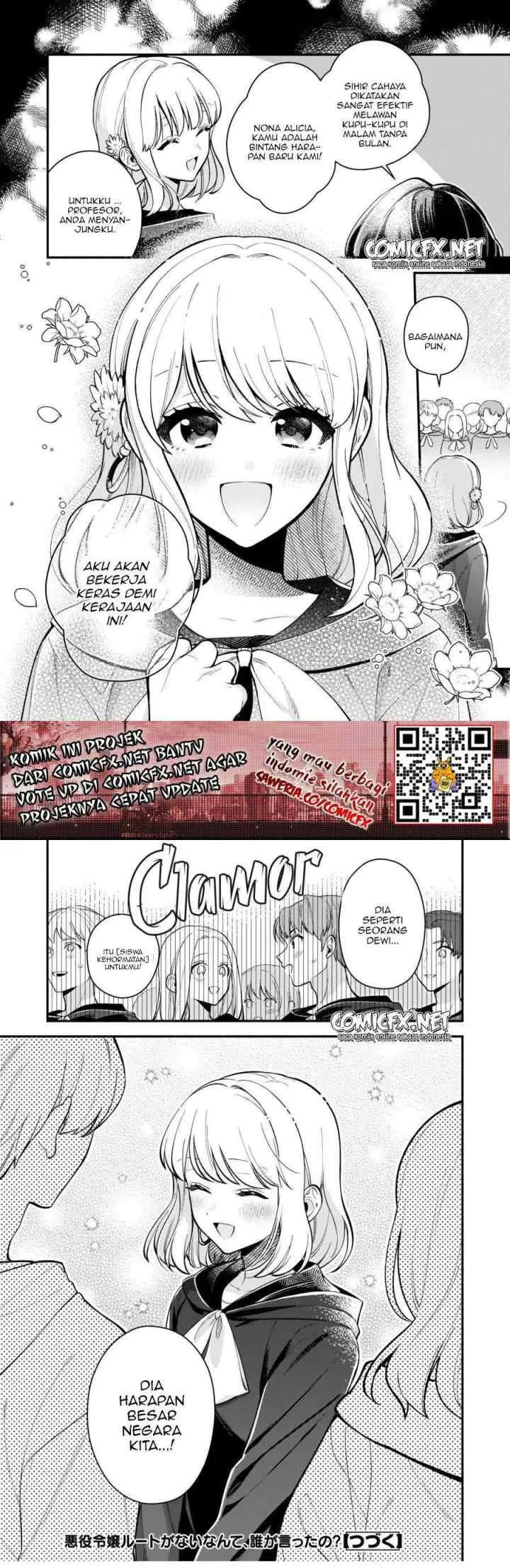 Akuyaku Reijou Route ga Nai Nante, Dare ga Itta no? chapter 5 halaman 13