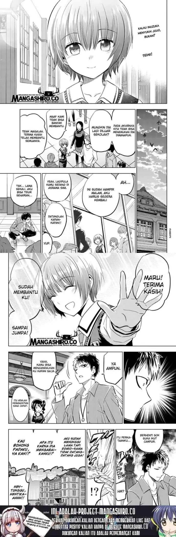 Kishuku Gakkou no Juliet chapter 84 halaman 8