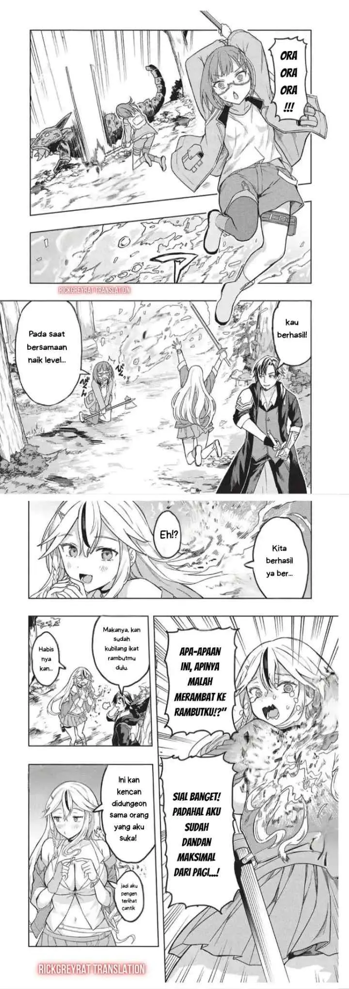 Gal to Dungeon to Shuukai Okure no Tansaku Eiyuutan ~Moto Legend Ima wa Wakeari tei Rank Tansakushana Ore ga, S-Kyuu Gal ni Natsukare Makutte Ikusei wo Makase Sareta~ chapter 6 halaman 7