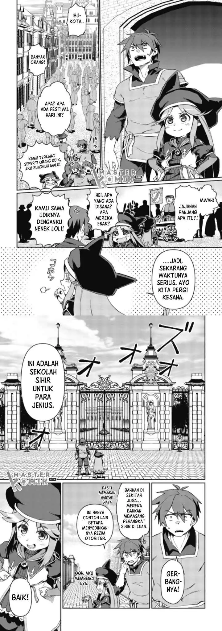 Daikenja no Manadeshi: Bougyo Mahou no Susume chapter 2.1 halaman 6