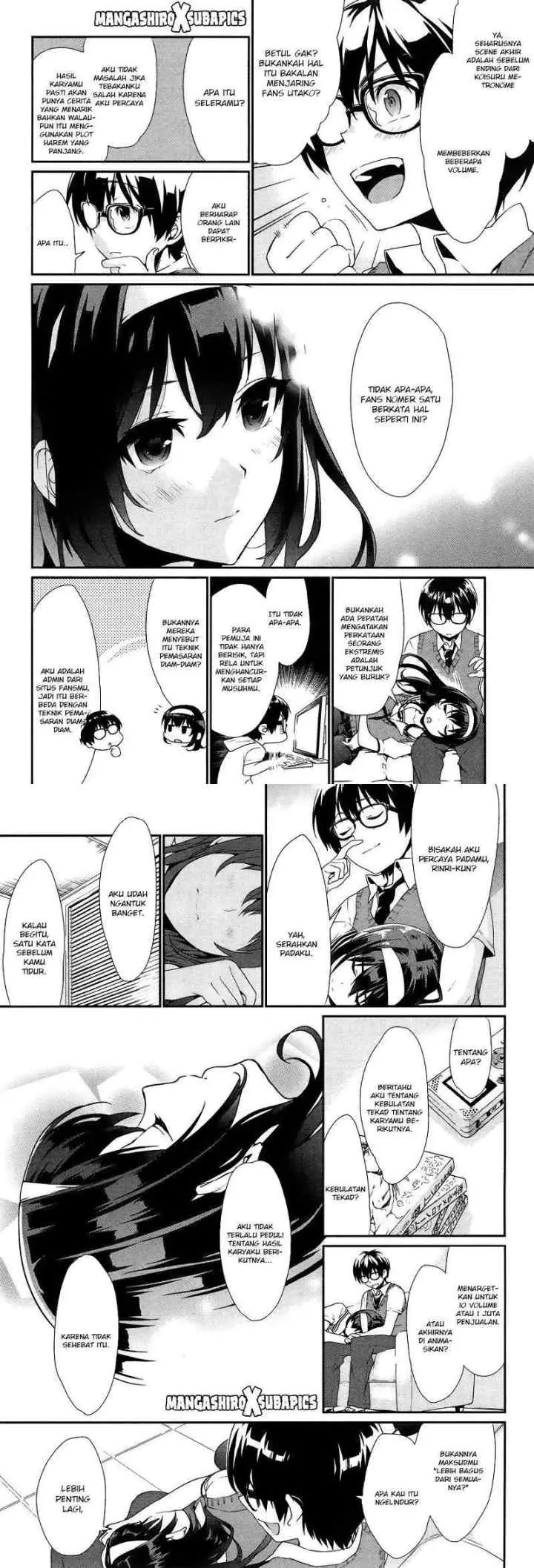 Saenai Heroine no Sodatekata: Koisuru Metronome chapter 1 halaman 17