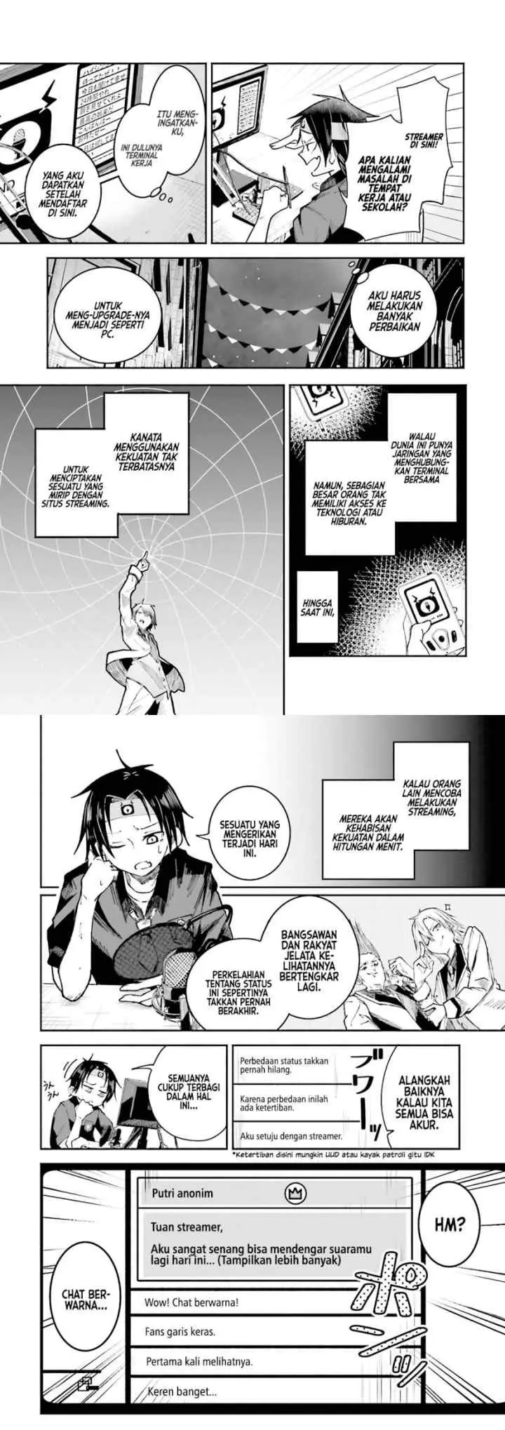 Isekai de Haishin Katsudou wo Shitara Tairyou no Yandere Shinja wo Umidashite Shimatta Ken chapter 1 halaman 12