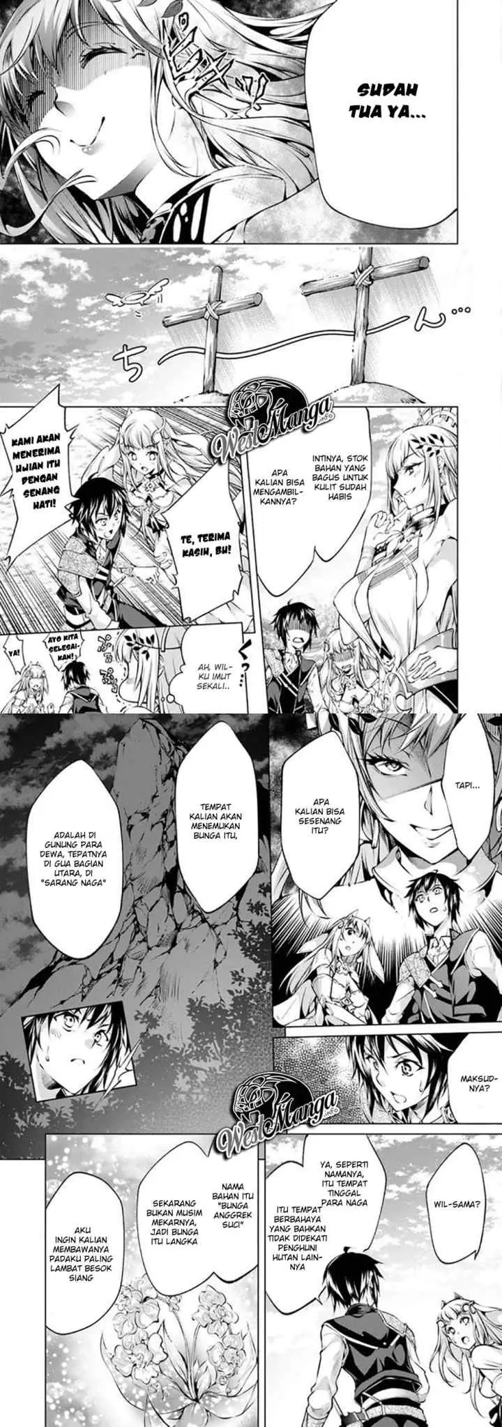 Kamigami ni Sodaterare Shimo no, Saikyou to Naru chapter 6 halaman 6