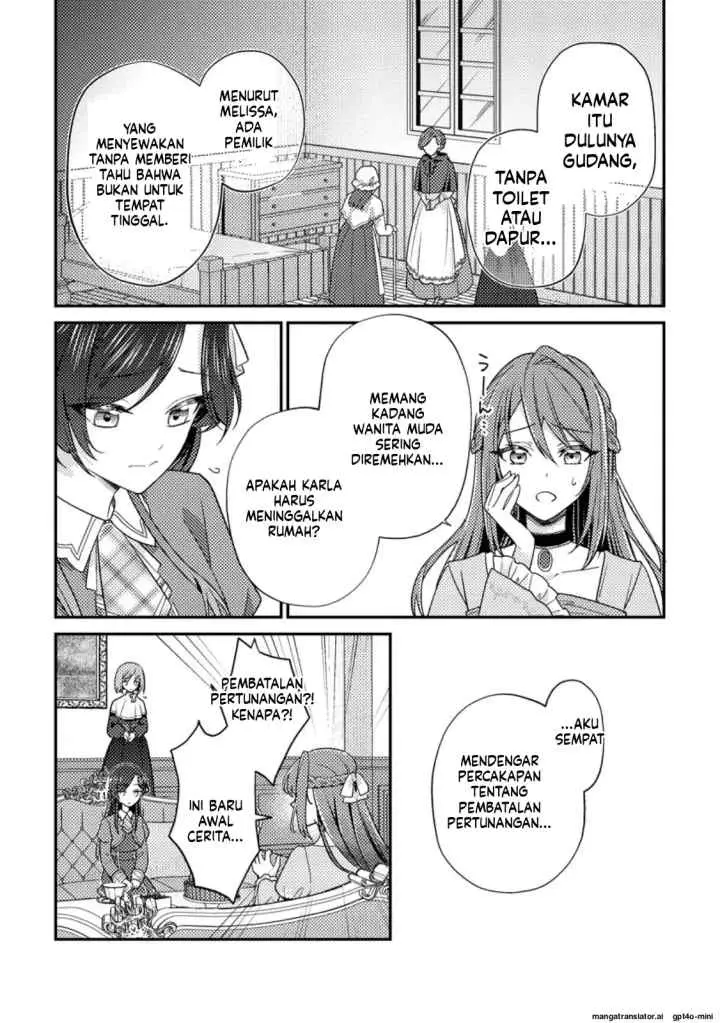 Heroine ga Kuru Mae ni Ninshin shimashita ~Tsunda Hazu no Akuyaku Reijou desuga, Douyara Chigau youdesu~ chapter 13.1 halaman 5