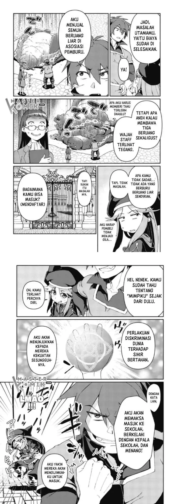 Daikenja no Manadeshi: Bougyo Mahou no Susume chapter 2.1 halaman 7