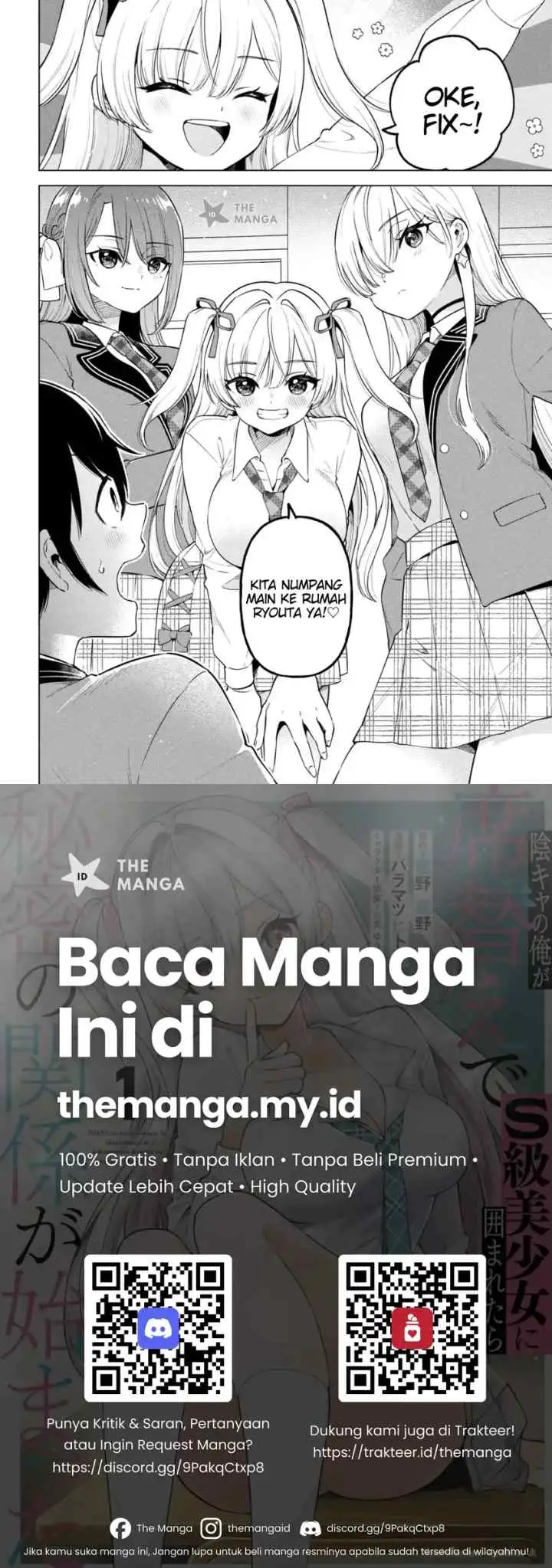 Inkyaa no ore ga sekigae de S-kyuu bishoujo ni kakomaretara himitsu no kankei ga hajimatta chapter 9 halaman 17