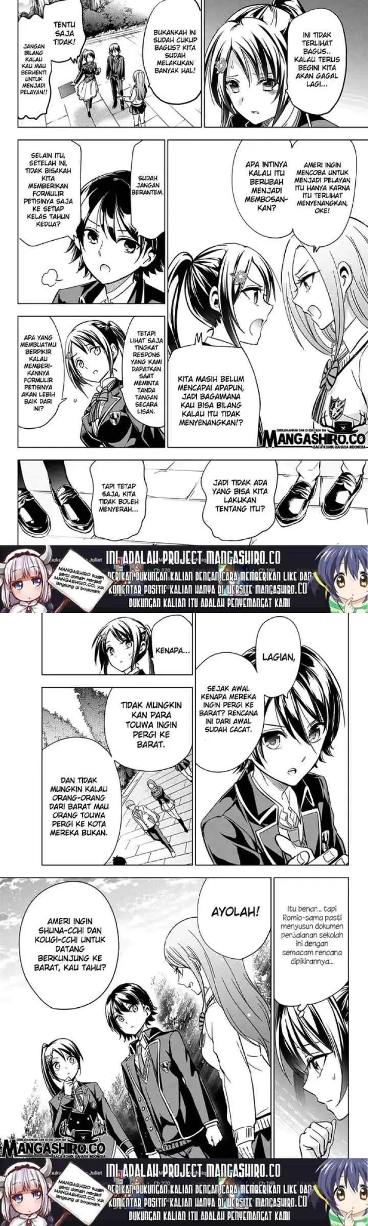 Kishuku Gakkou no Juliet chapter 100 halaman 8