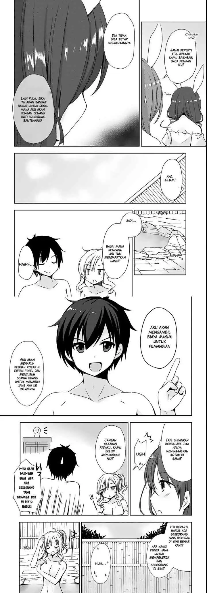 Isekai Onsen ni Tensei shita Ore no Kounou ga Tondemosugiru chapter 1 halaman 12