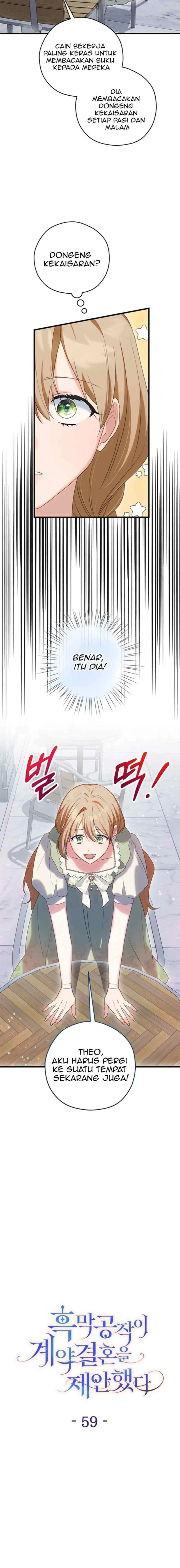 The Duke of Darkness Proposes a Contract Marriage chapter 59 halaman 5