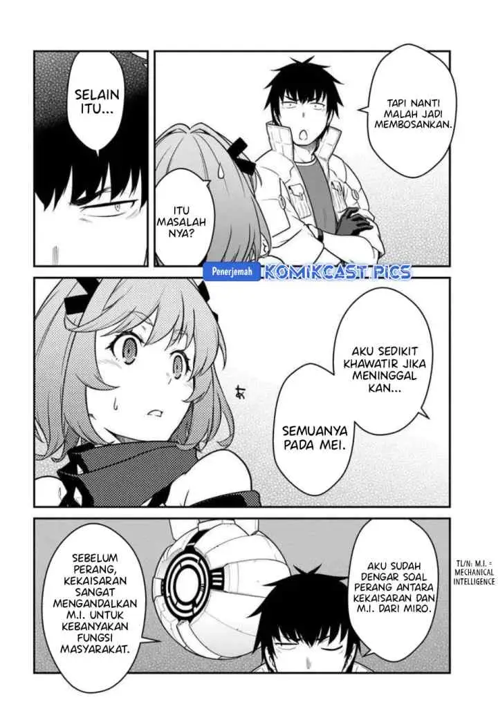 Mezametara saikyou soubi to uchuusen-mochi datta no de, ikkodate mezashite youhei toshite jiyuu ni ikitai chapter 50.1 halaman 8