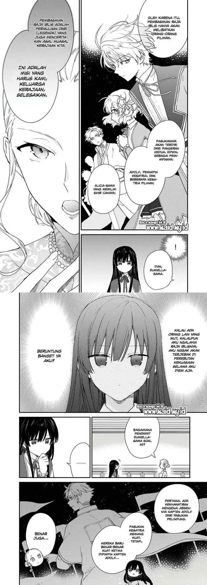 Akuyaku Reijou Reberu 99 ~Watashi wa UraBOSU desuga Maou de wa arimasen~ chapter 3 halaman 4