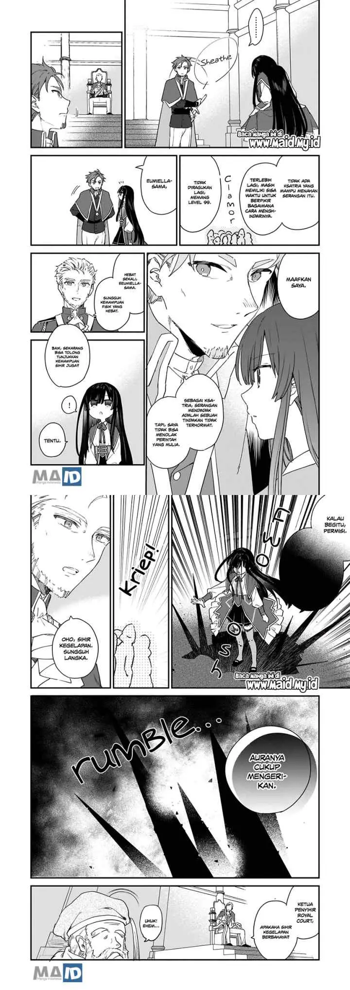 Akuyaku Reijou Reberu 99 ~Watashi wa UraBOSU desuga Maou de wa arimasen~ chapter 2 halaman 6
